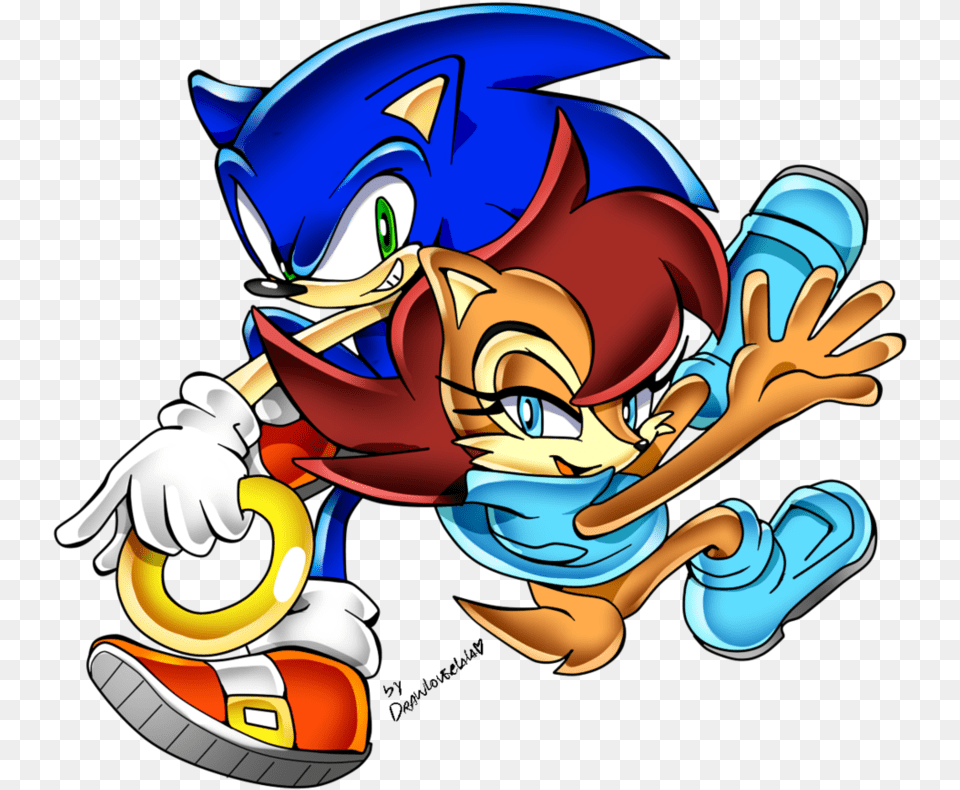 Sonic And Sally, Graphics, Art, Baby, Person Free Png