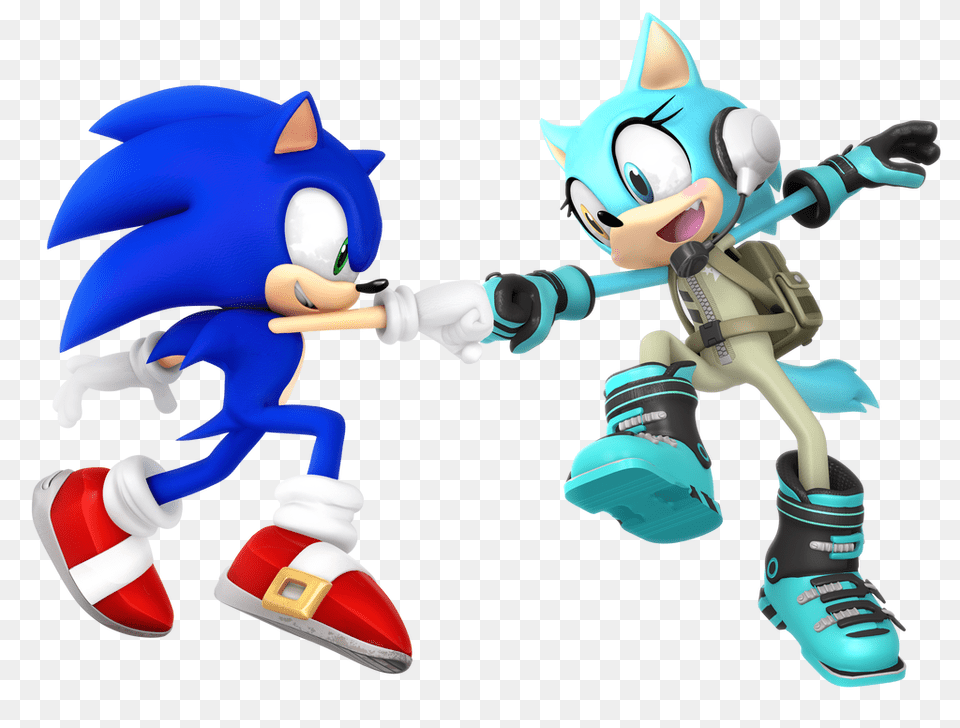 Sonic And Scar Fist Bump, Clothing, Footwear, Shoe, Baby Png Image