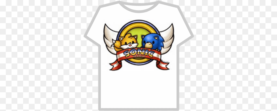 Sonic And Tails Cute Roblox Lambang Baju Pasek Gelgel, Clothing, T-shirt Free Png Download