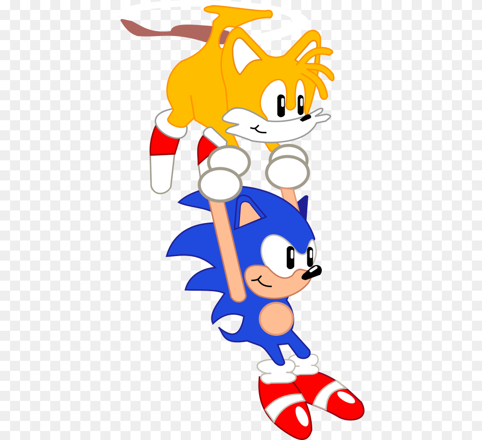 Sonic And Tails From Sonic 3 In Hd Clipart Tails Sonic, Baby, Person, Book, Comics Free Png