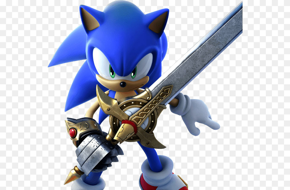 Sonic And The Black Knight Sonic, Sword, Weapon Png Image