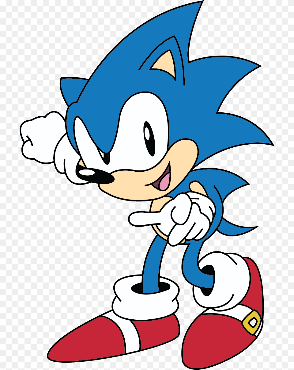 Sonic Art Assets Classic Sonic, Cartoon Png Image