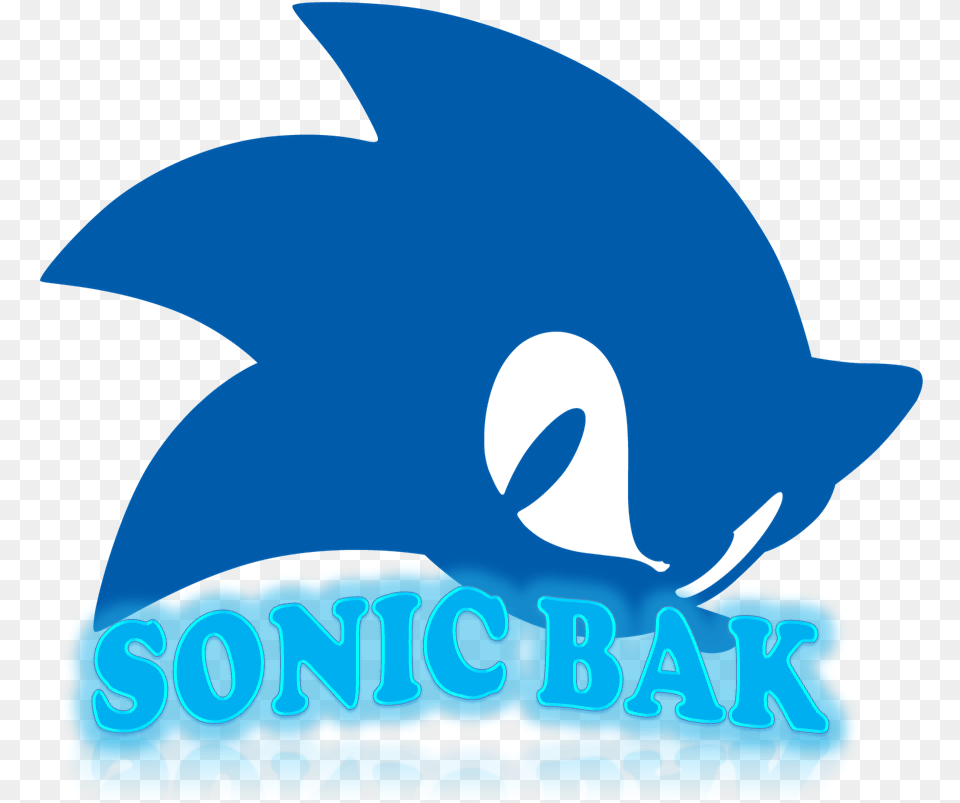 Sonic Bak Logo By Sonicth62 Sonic Head, Animal, Sea Life, Fish, Shark Free Transparent Png