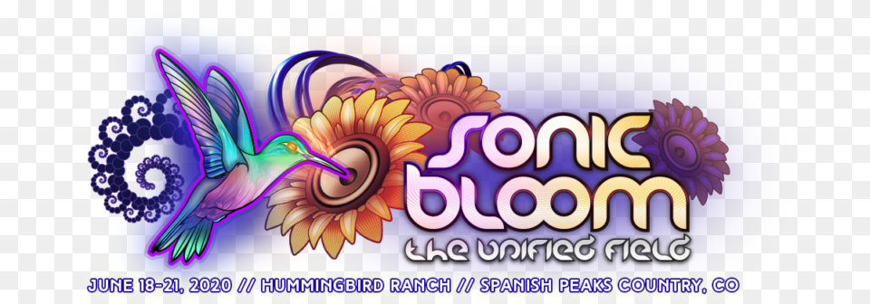 Sonic Bloom Logo 2019, Purple, Art, Graphics, Pattern Free Png Download