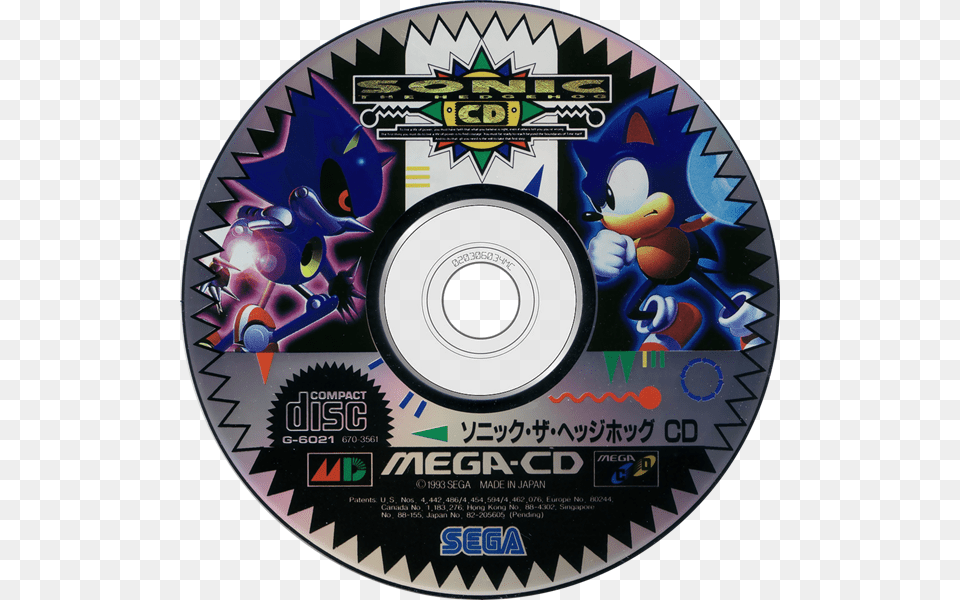 Sonic Cd Jp Disc, Disk, Dvd Png