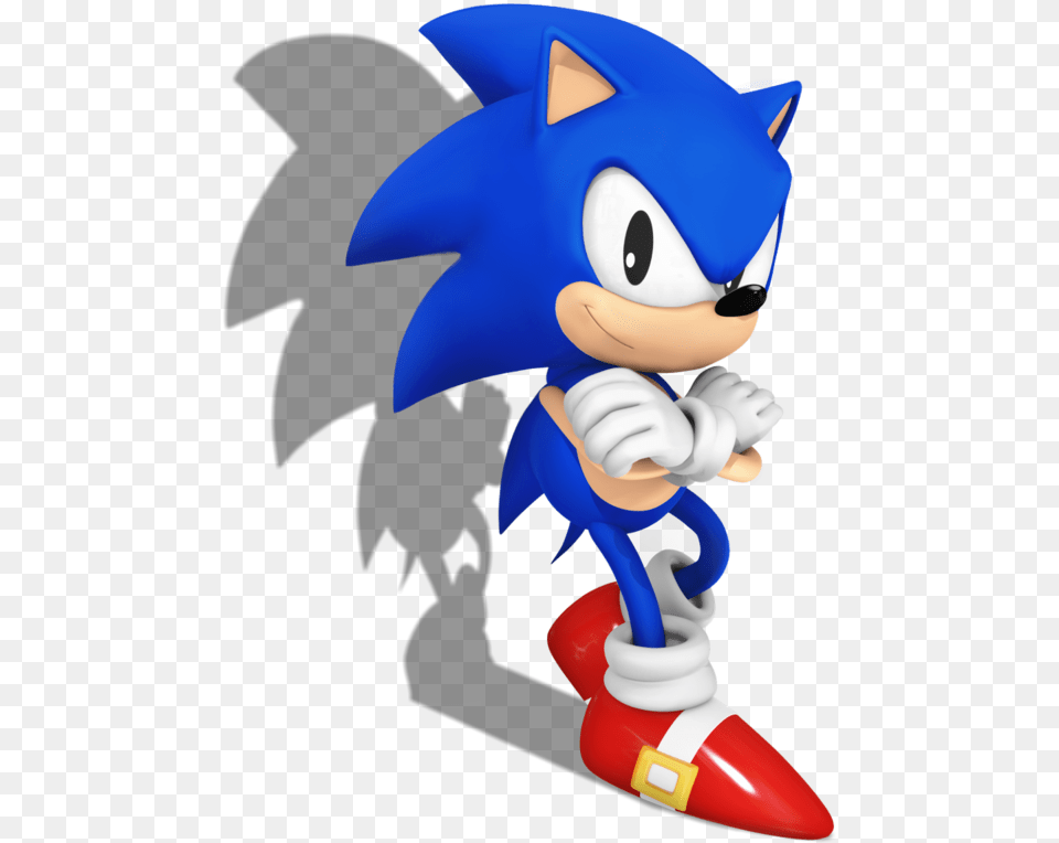 Sonic Character Figurine Fictional Mania Adventure Classic Sonic Nibroc Rock, Nature, Outdoors, Snow, Snowman Free Png Download