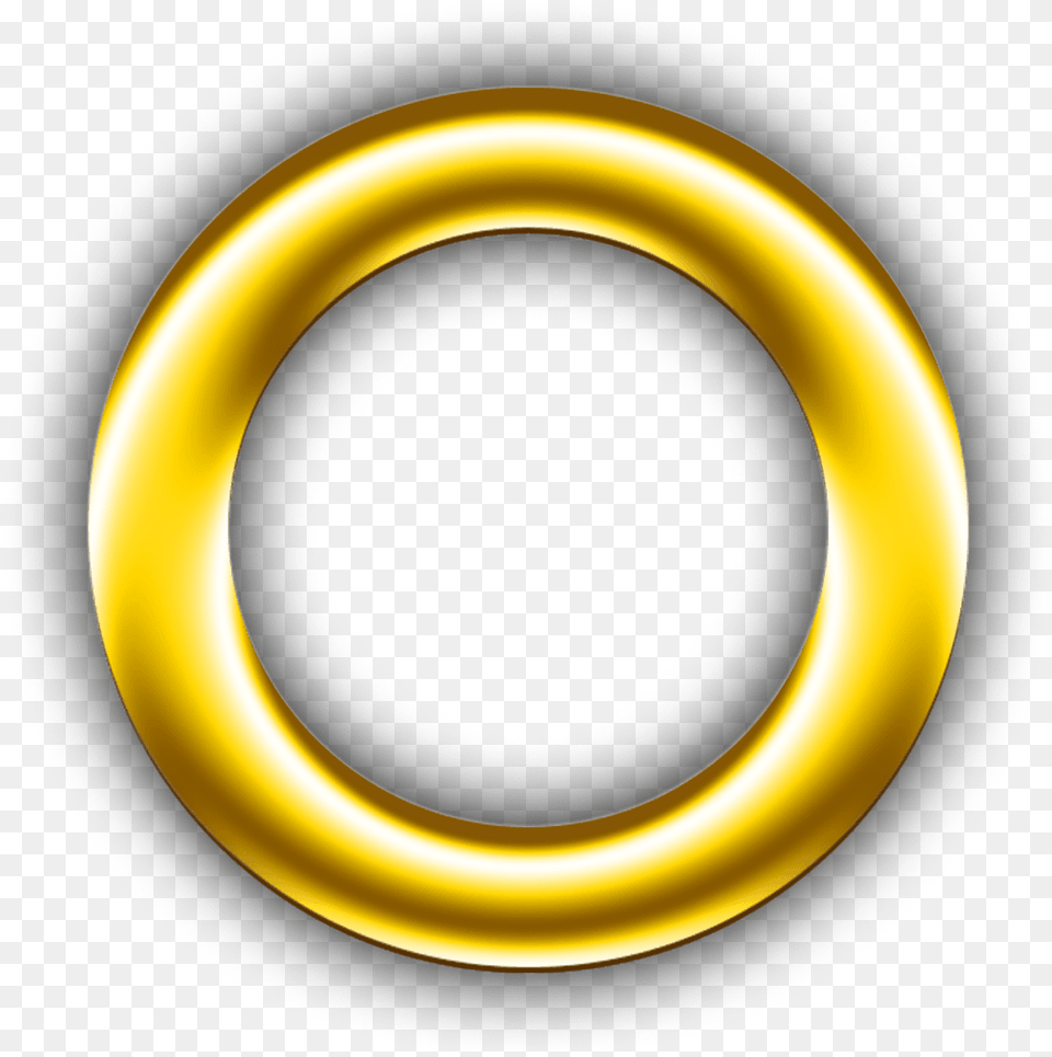Sonic Circle, Gold Free Transparent Png