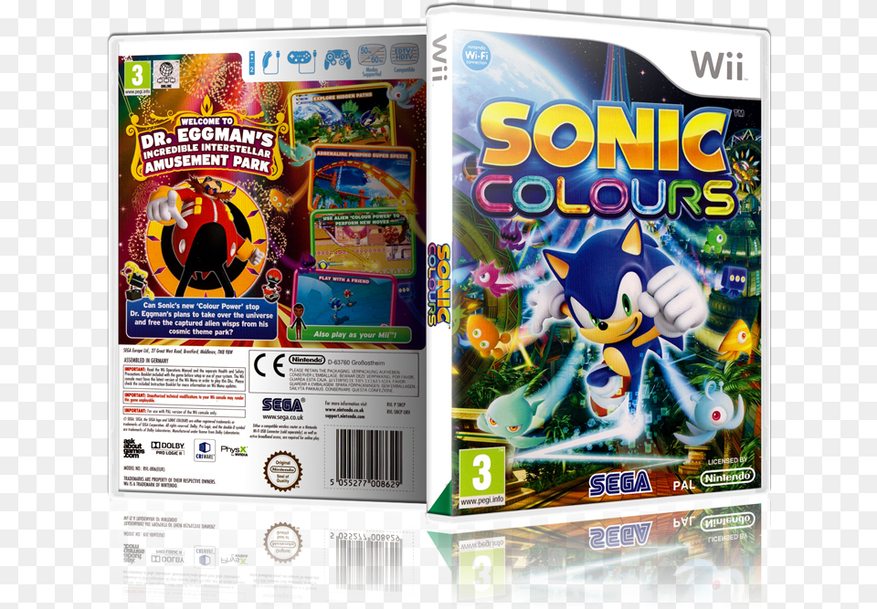 Sonic Colors Sonic Colours Nintendo Wii, Person, Animal, Cat, Mammal Png