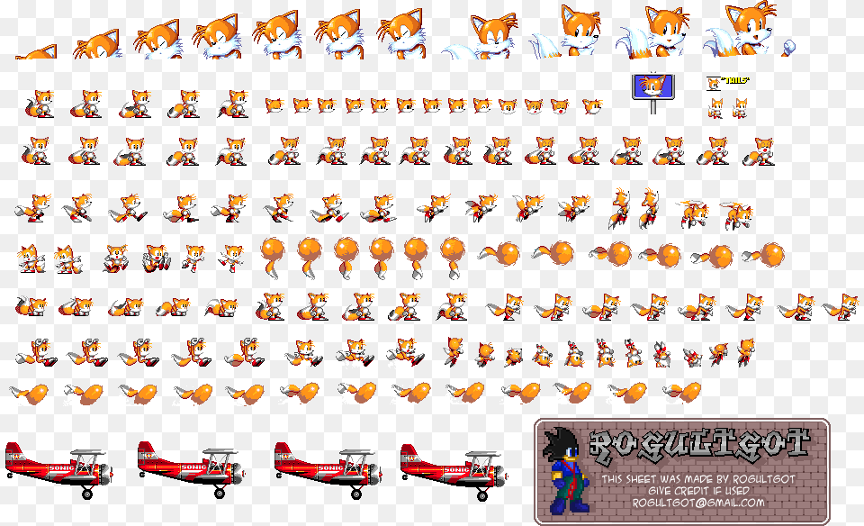 Sonic Exe Tails Sprites, People, Person, Aircraft, Airplane Free Png