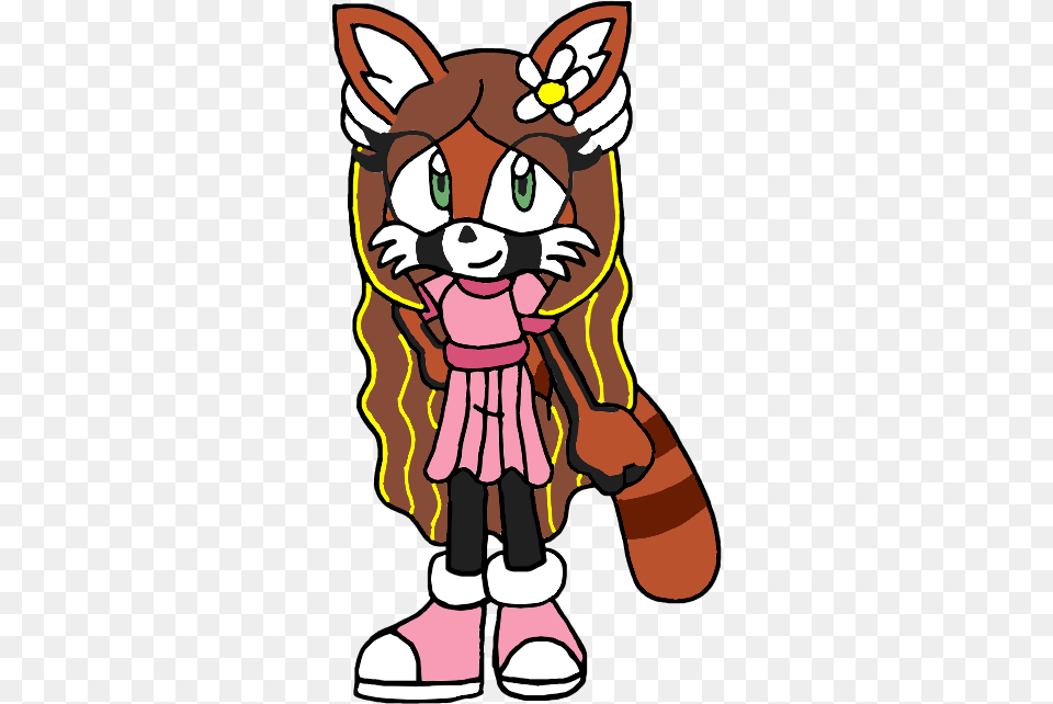 Sonic Fan Characters Wiki Sonic Red Panda Oc, Baby, Person, Cartoon, Face Free Png Download