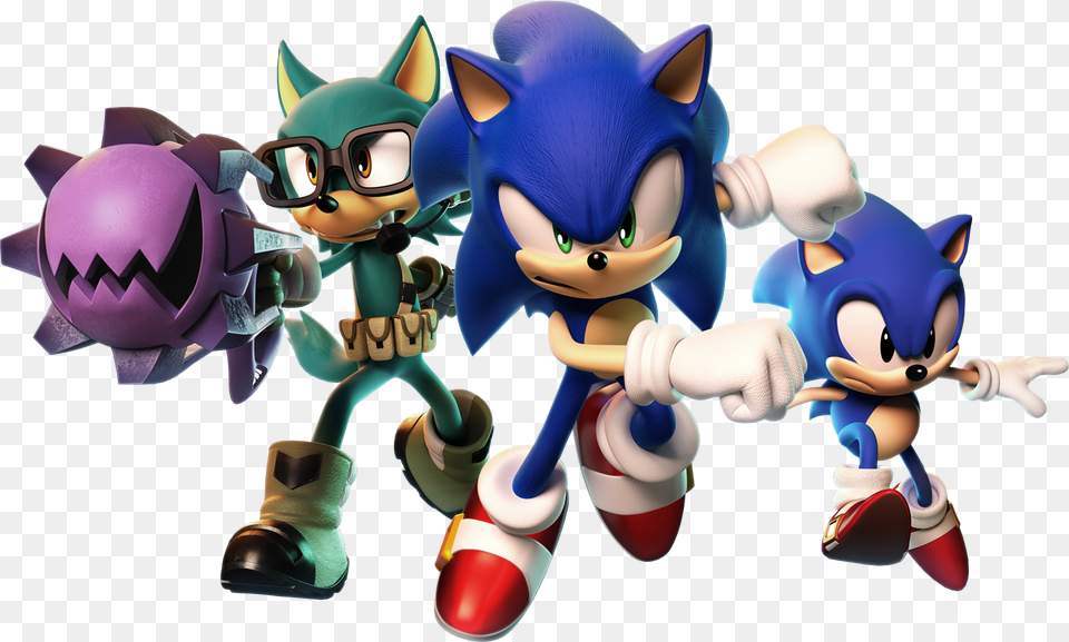 Sonic Forces Avatar Sonic And Classic Sonic Key Artwork, Baby, Clothing, Footwear, Person Png Image