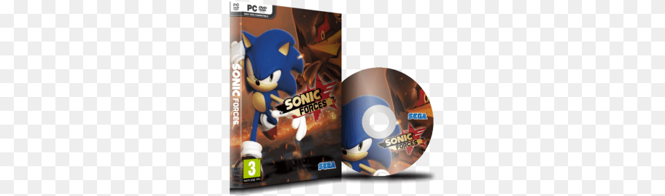 Sonic Forces Box Art Cover Sonic Forces Pc Box, Disk, Dvd Free Png