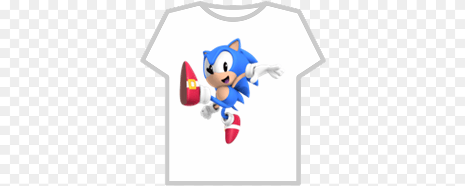Sonic Forces Roblox Classic Sonic, Clothing, T-shirt, Toy Free Transparent Png