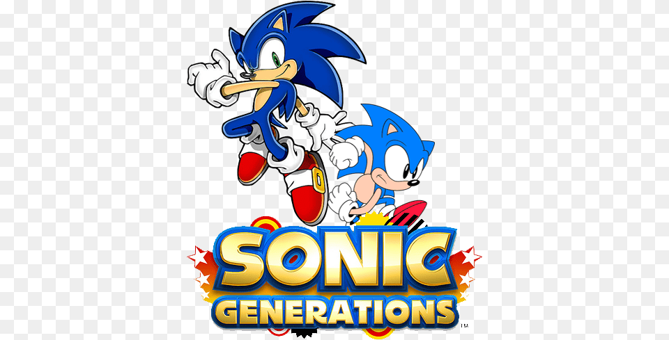 Sonic Generations Logo Fun 2 By Ryanthegamemaster Fur Sega Sonic X Box, Book, Comics, Publication, Baby Png