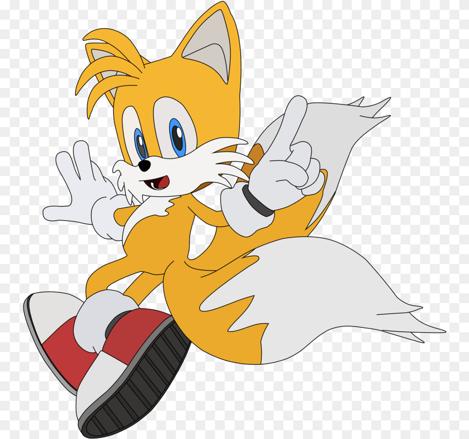 Sonic Generations Modern Tails Sonic Generations Classic Tails, Cartoon, Baby, Person, Book Free Png Download