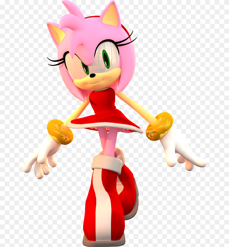 Sonic Generations Sonic Chaos Sonic Amp Knuckles Amy Amy Rose 3d Render, Baby, Person, Face, Head Png Image