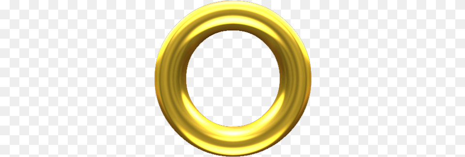 Sonic Gg Hd Circle, Gold Png Image