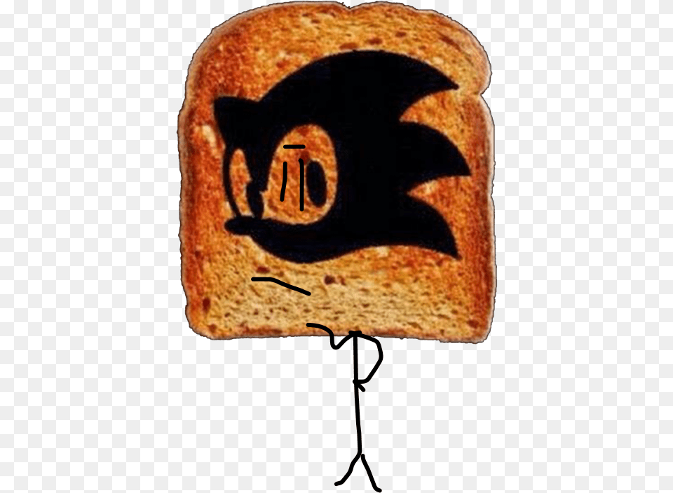 Sonic Head, Bread, Food, Toast Free Png