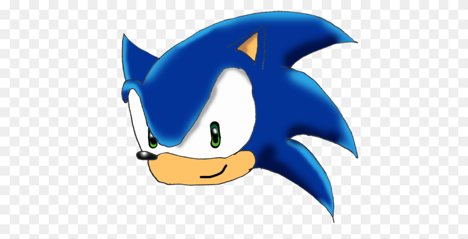 Sonic Head, Animal, Fish, Sea Life, Shark Free Transparent Png