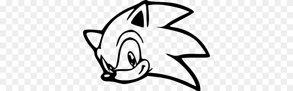 Sonic Head, Stencil, Symbol Free Transparent Png