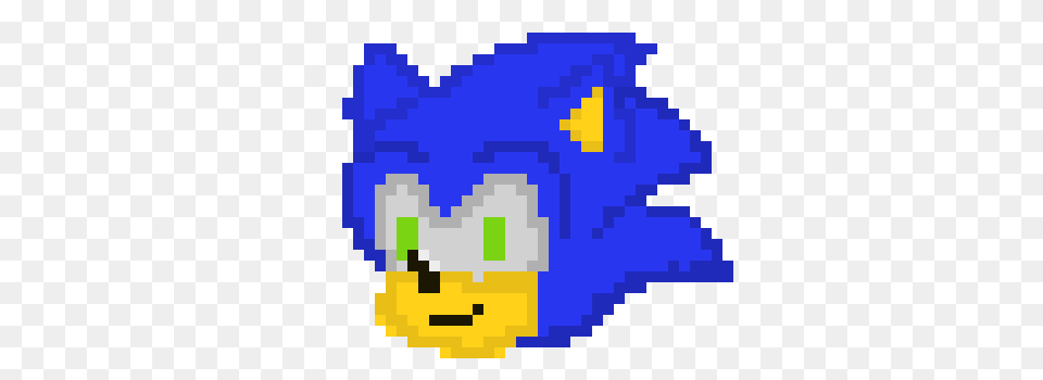 Sonic Head Pixel Art Maker Free Png