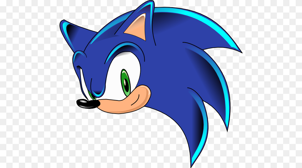 Sonic Head Sonic Head, Animal, Fish, Sea Life, Shark Free Transparent Png