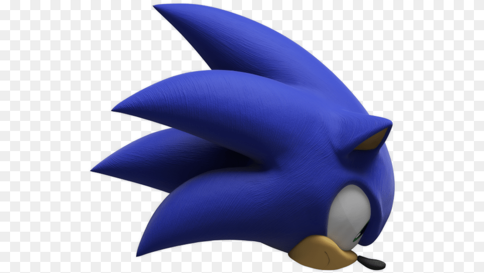 Sonic Hedgehog Head Figurine, Inflatable, Aircraft, Airplane, Transportation Free Png Download