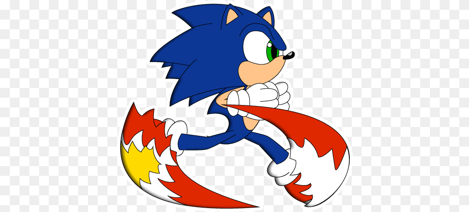 Sonic Hedgehog Running Moving Free Transparent Png