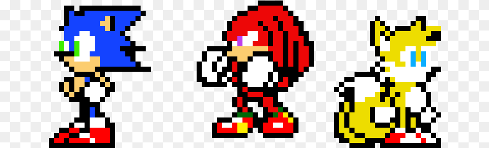 Sonic Heroes Pixel, Qr Code Png Image