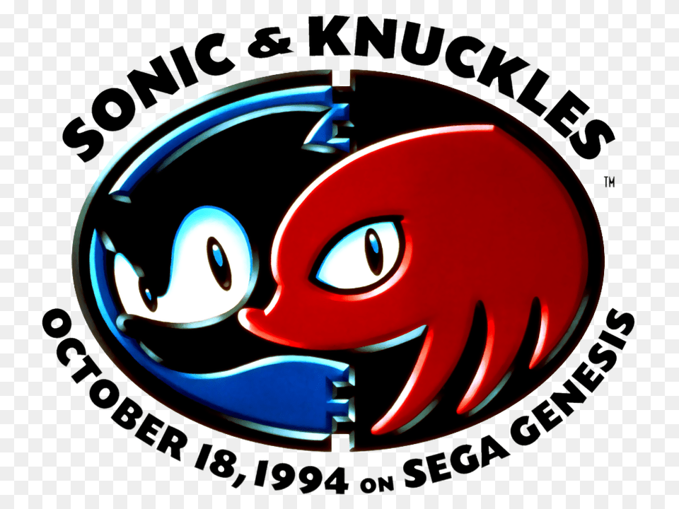 Sonic Knuckles, Logo, Emblem, Symbol, Disk Free Transparent Png