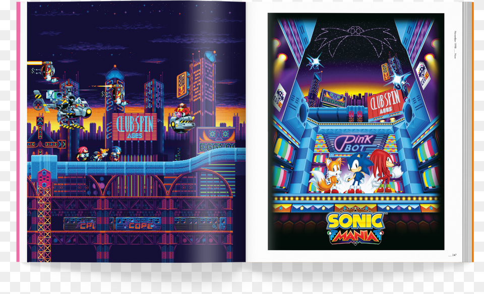 Sonic Mania Art Book, Person, Computer Hardware, Electronics, Hardware Free Png Download