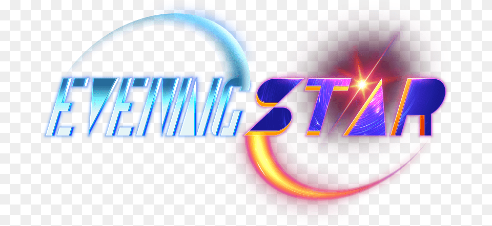 Sonic Mania Developers Forms A New Game Studio Evening Star Evening Star Logo Hd, Light, Neon, Disk Free Png