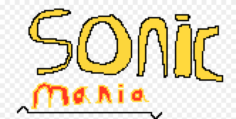 Sonic Mania Pixel Art Maker, Logo, Text Png Image