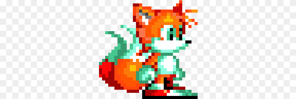 Sonic Mania Tails Tails From Sonic Mania, Art, Graphics, Pattern, Painting Png Image