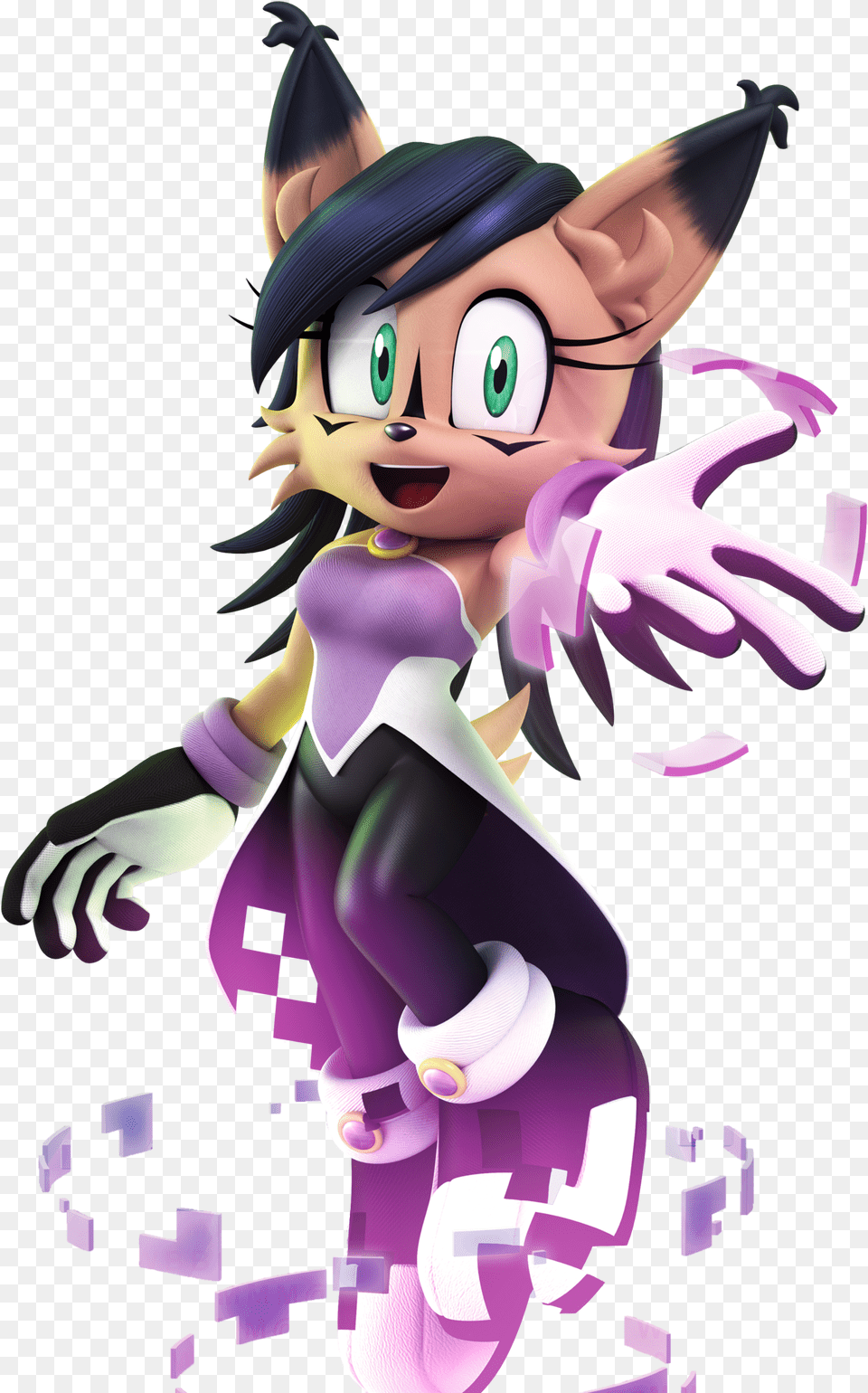 Sonic News Network Nicole The Holo Lynx, Book, Comics, Publication, Purple Free Png Download