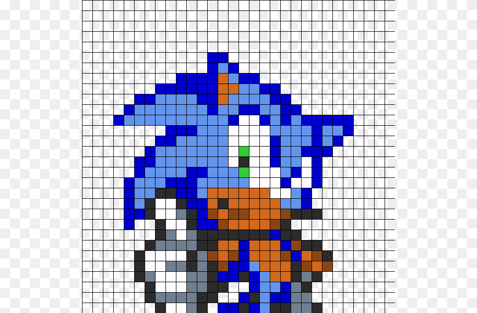 Sonic Perler Bead Pattern Bead Sprites Characters Fuse Bead, Art, Tile, Graphics, Mosaic Free Transparent Png