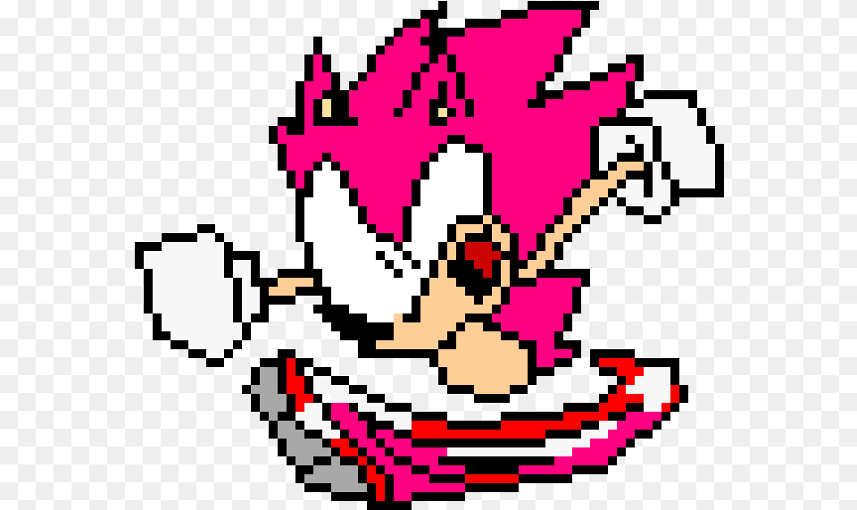 Sonic Pixel Art, Purple Png Image