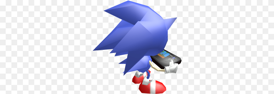 Sonic Playing 1 Roblox Cartoon, People, Person, Electronics, Phone Free Png