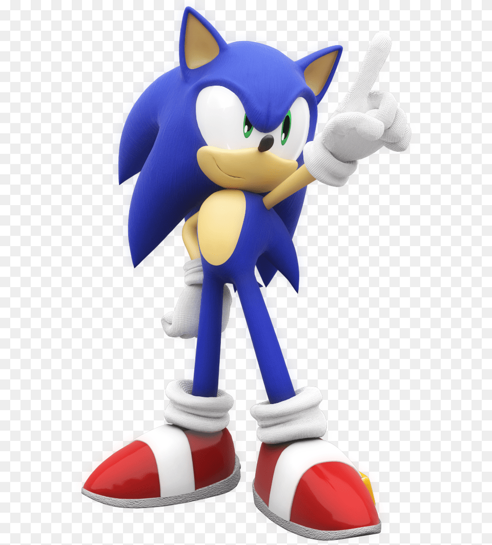 Sonic Pointing Smash Bros Character Portraits Free Png