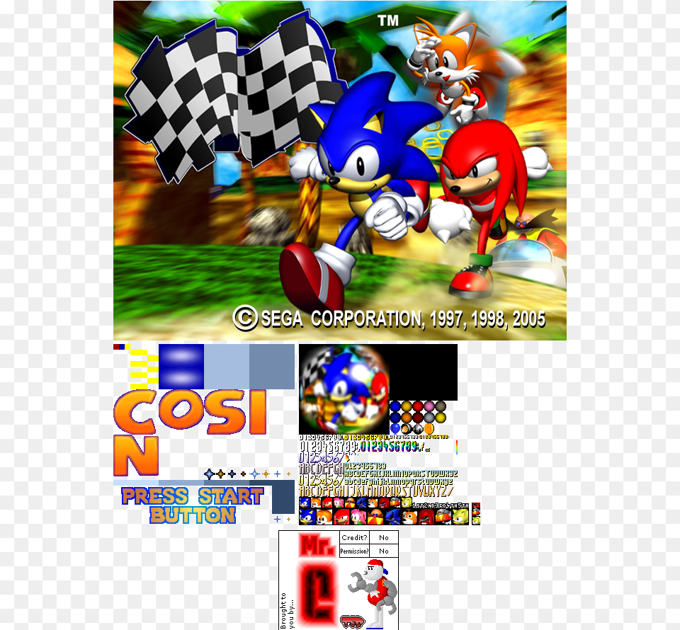 Sonic R Title Screen, Person, Game, Super Mario, Face Png Image