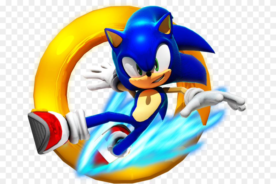 Sonic Recreation Wallpaper Jump Computer Adventure Sonic Dash, Toy Free Png Download
