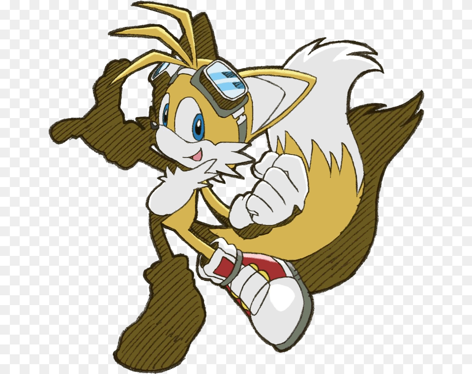 Sonic Riders Characters Tails, Cartoon Png