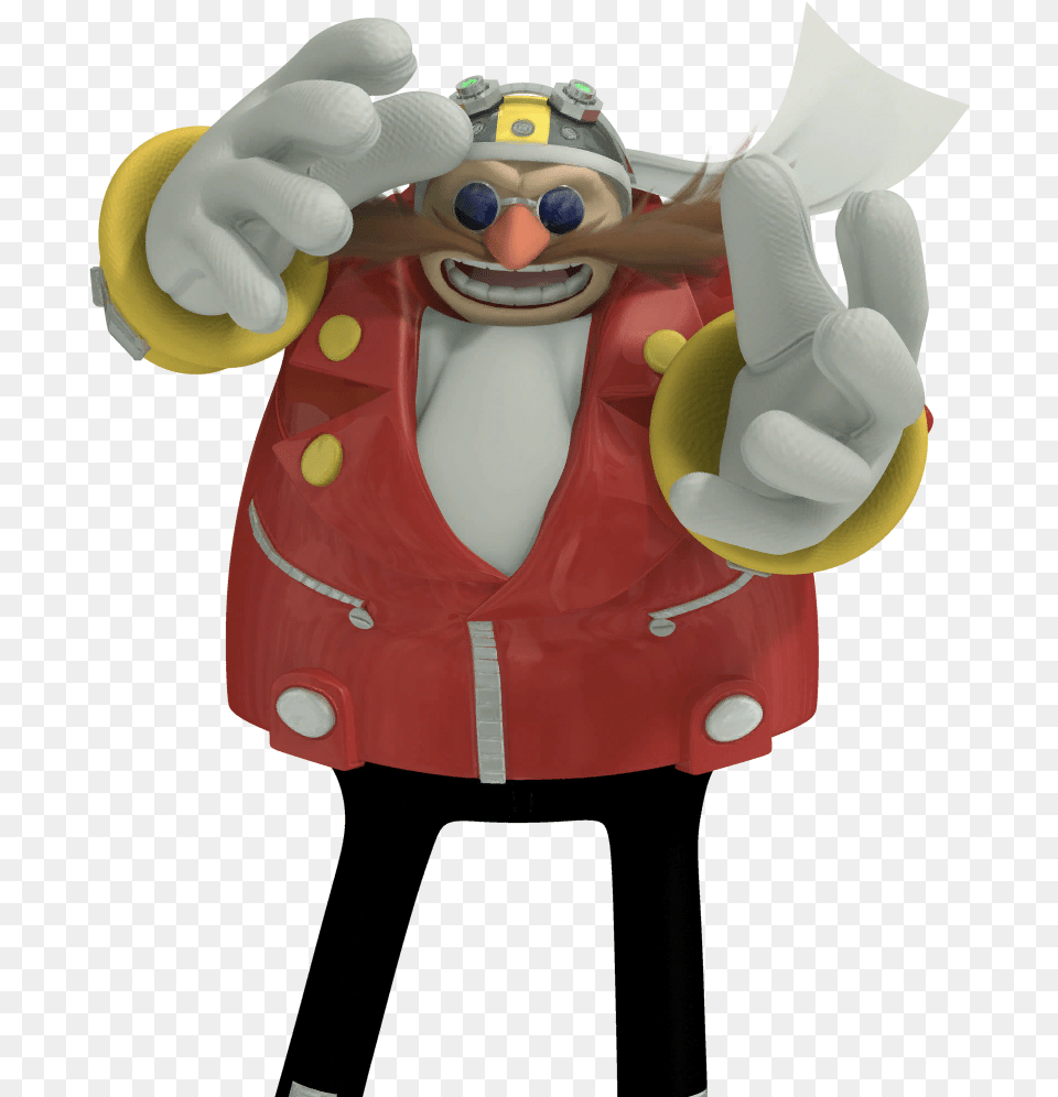 Sonic Riders Eggman Renders, Performer, Person, Clown, Face Png