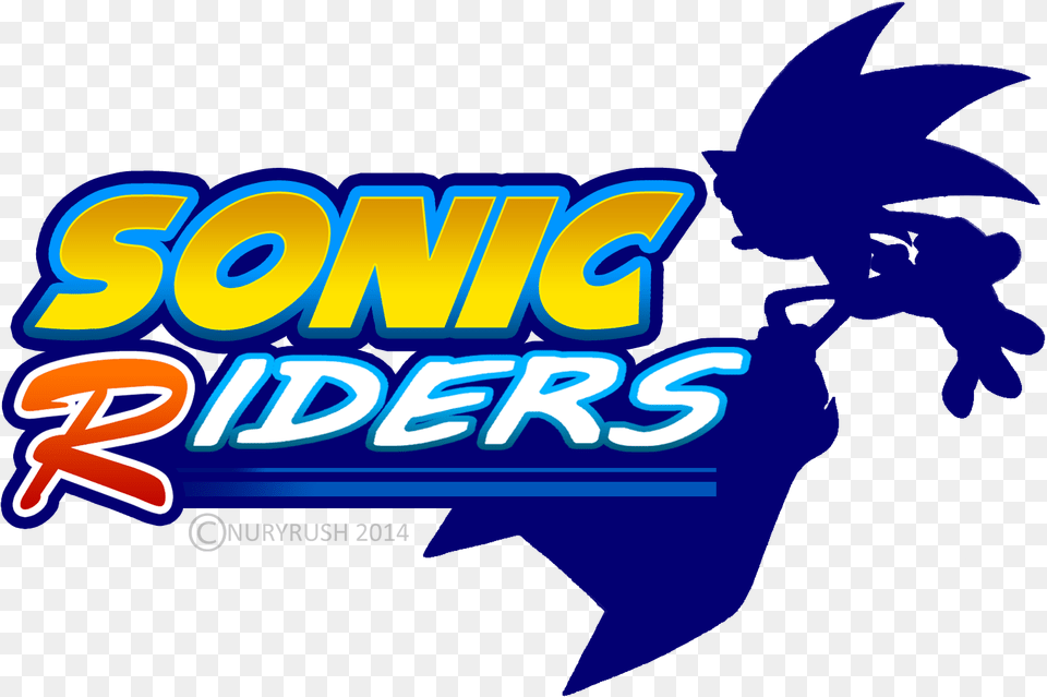 Sonic Riders Logo Remade By Nuryrush D80kdn6 Sonic Riders Logo, Light, Person Free Png Download