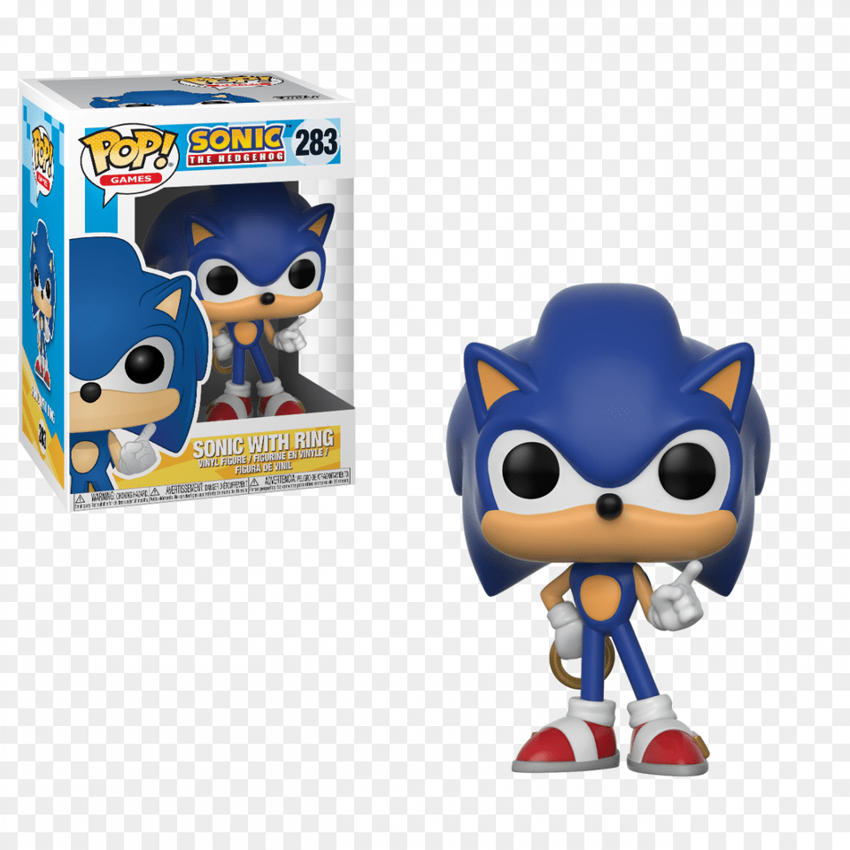 Sonic Ring 283 Funko Pop Funko Pop Games Sonic Sonic With Ring, Baby, Person Free Png