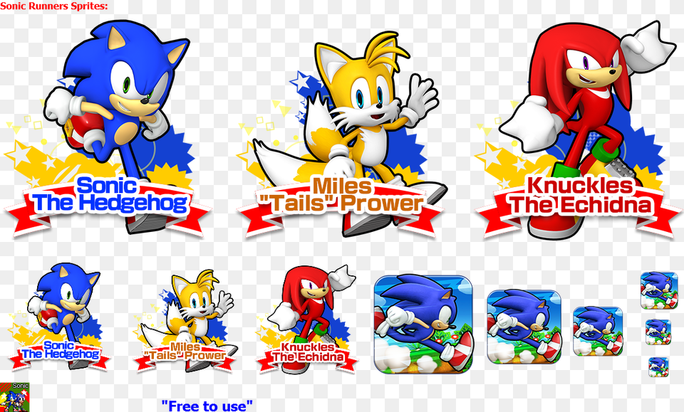 Sonic Runners Sprites 2 By Facundogomez Sonic Runners Sprite Sheet, Baby, Person, Face, Head Png Image