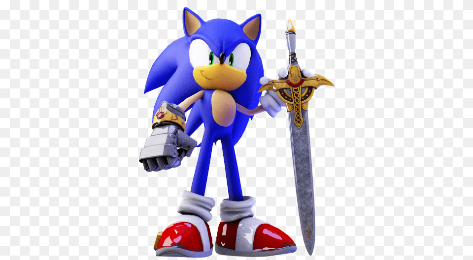 Sonic Sonic And The Black Knight, Sword, Weapon, Toy Png Image