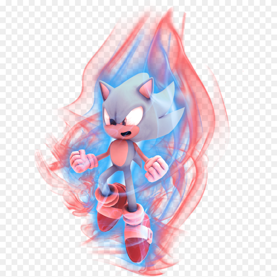 Sonic Super Saiyan Blue, Baby, Person, Art, Graphics Free Png