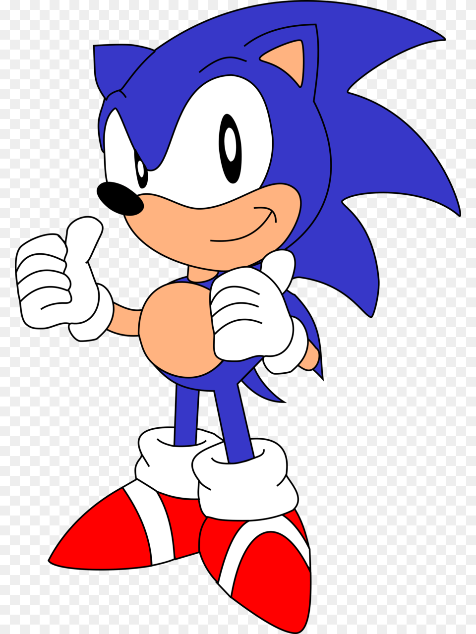 Sonic The Hedgehog 1990s, Baby, Person, Cartoon, Face Png Image