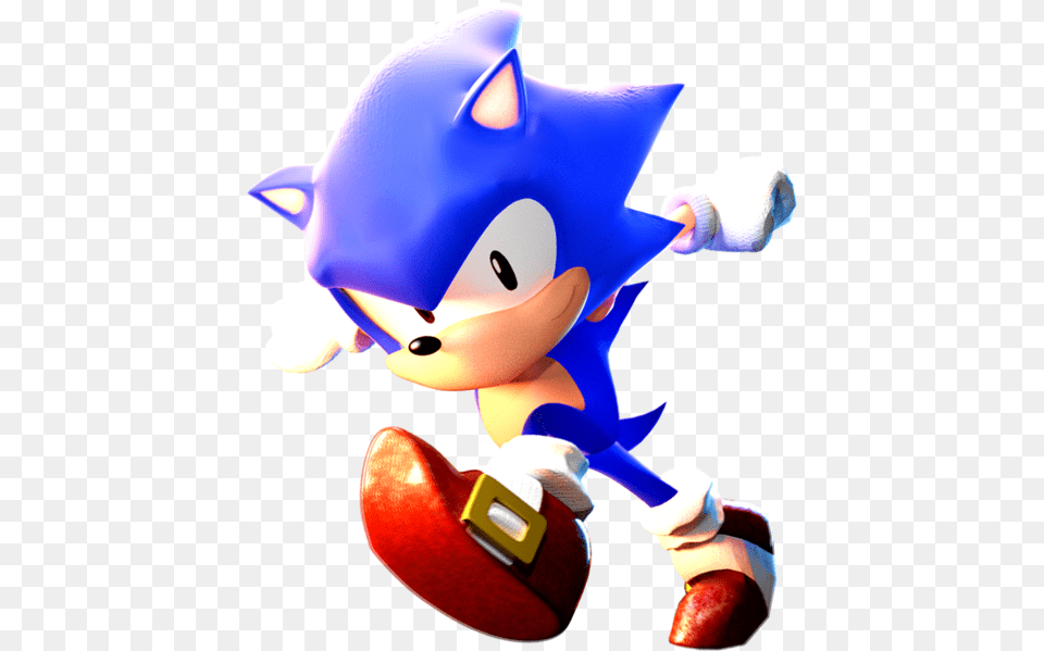 Sonic The Hedgehog 3d Renderim Really Proud Of How Cartoon, Toy Free Png